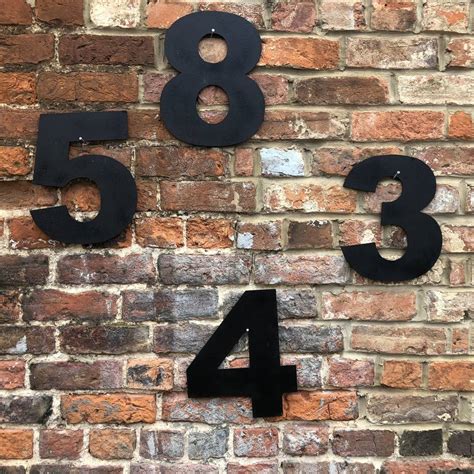 black metal house numbers australia|4 inch black house letters.